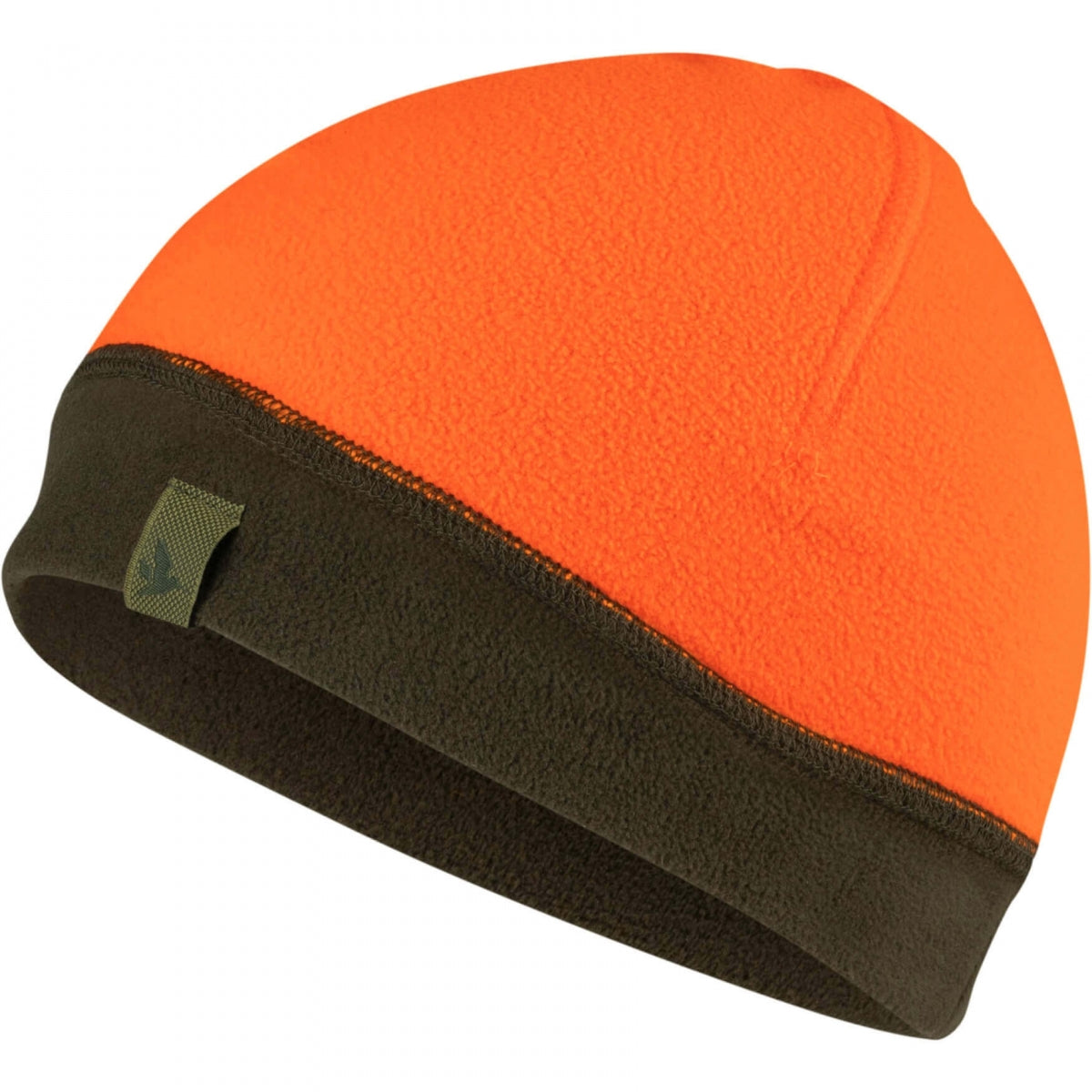 Kepurė SEELAND Reversible fleece (pine green/Hi-vis orange) one size