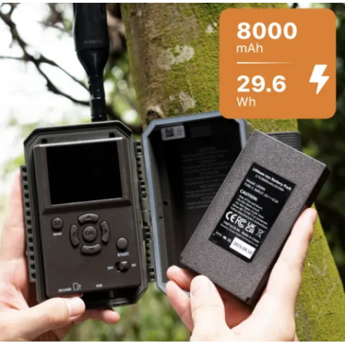 Žvėrių kamera GardePro X60P Live Max su saulės panele SP300