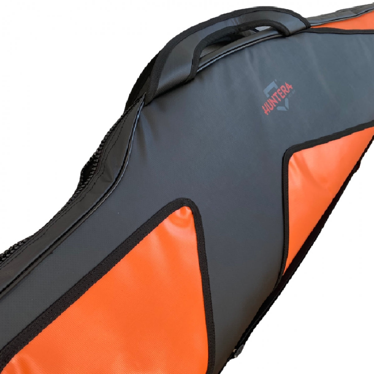 Dėklas graižtviniam ginklui HUNTERA 120 cm (juodas/oranžinis)
