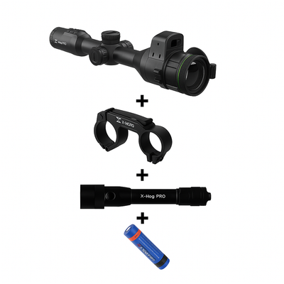 Hikmicro ALPEX 4K A50EL komplektas su IR pašvietėju