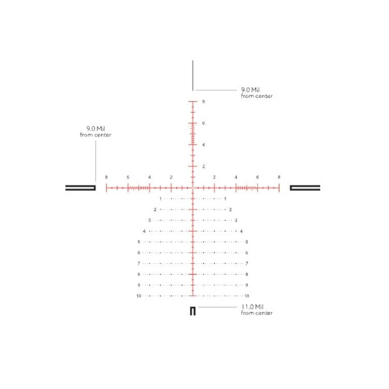 Hawke Vantage HD 34 FFP 5-25×56 SF FFP dieninė optika